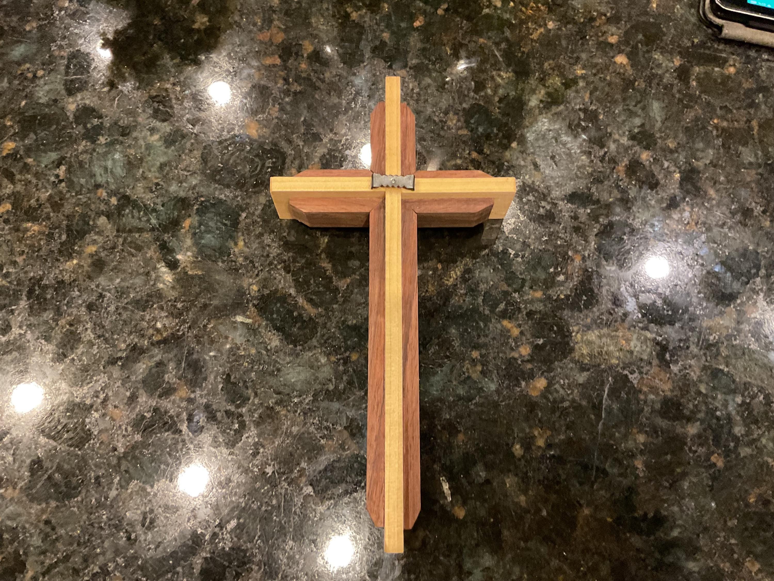 Handcrafted Wooden Wall Cross