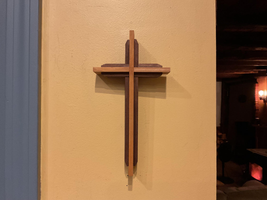 Handcrafted Wooden Wall Cross