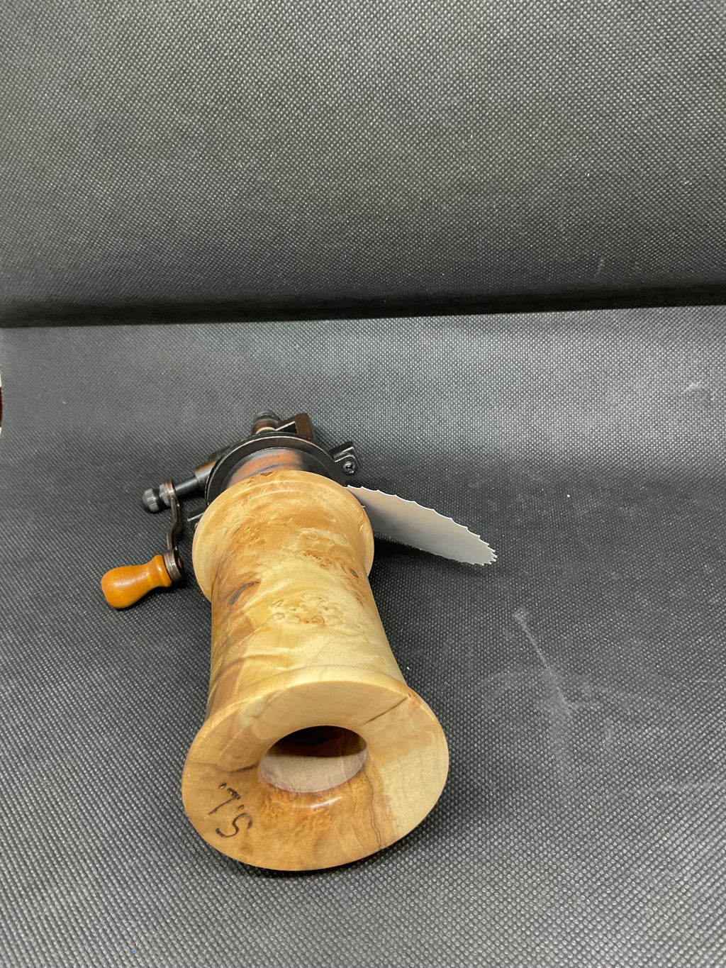 Maple Burl  Wood Antique Style Pepper Grinder