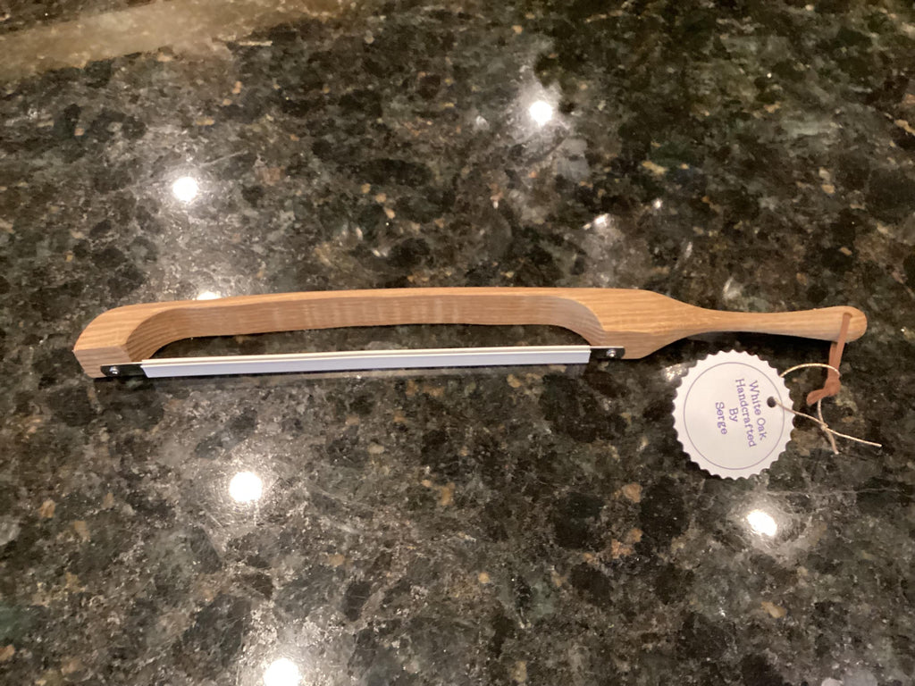 Handcrafted White Oak Wooden Bread Knife