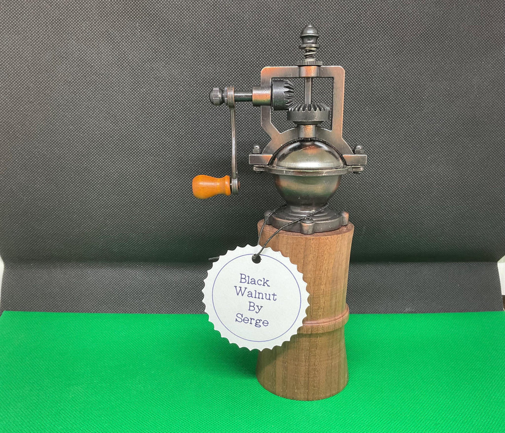 Black Walnut Antique Pepper Grinder
