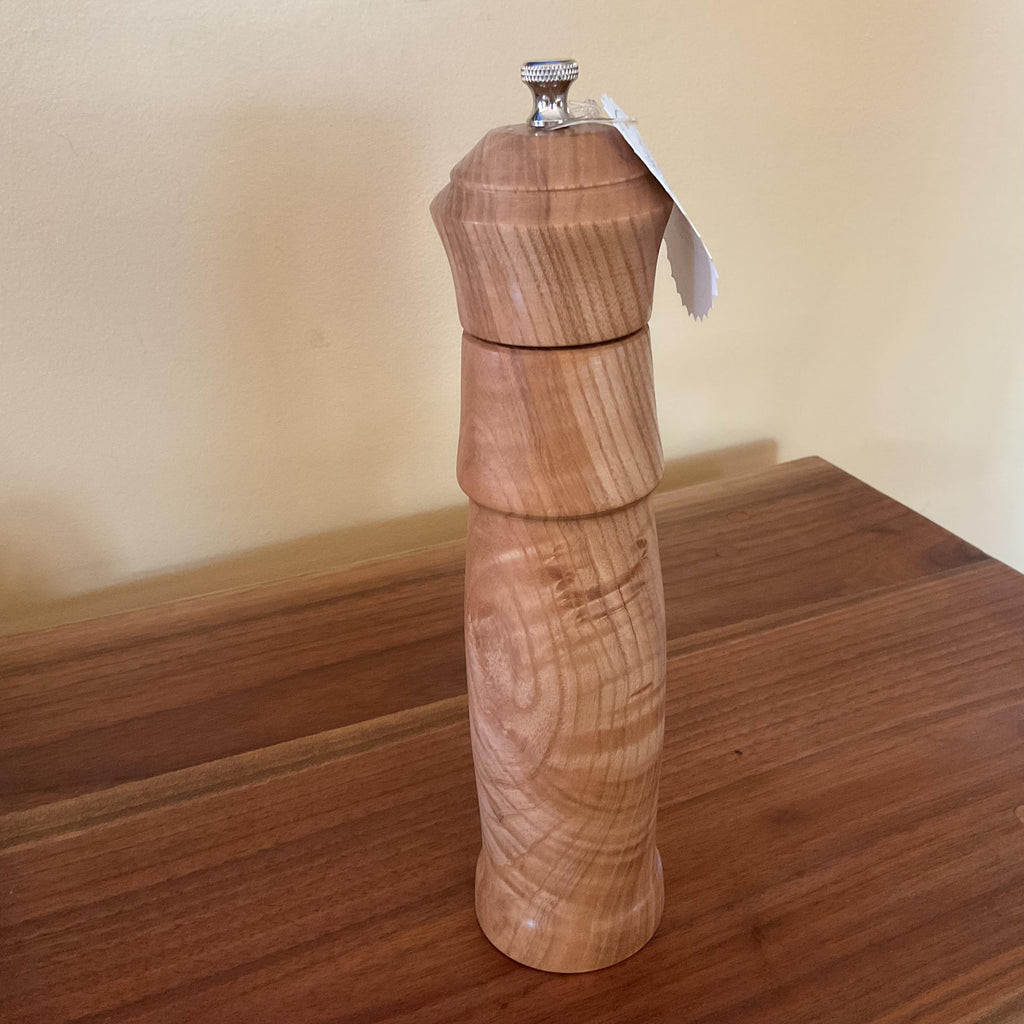 10” Hand Crafted Ash Wood Pepper Mill