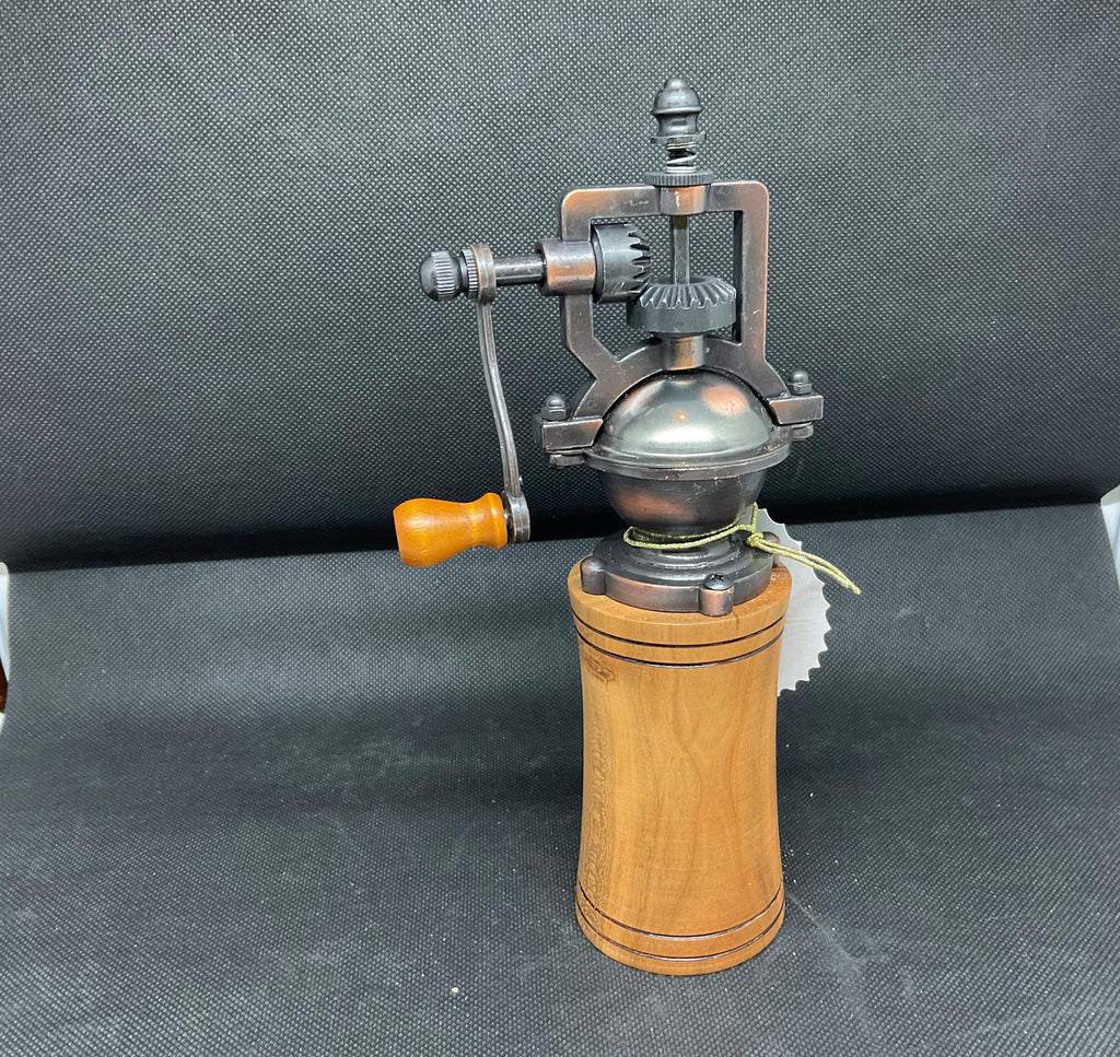 Cherry Wood Antique Style Pepper Grinder
