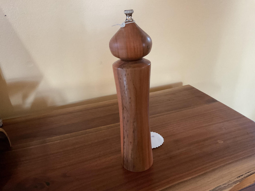 10 “Hand Crafted Cherry Wood Pepper Mill