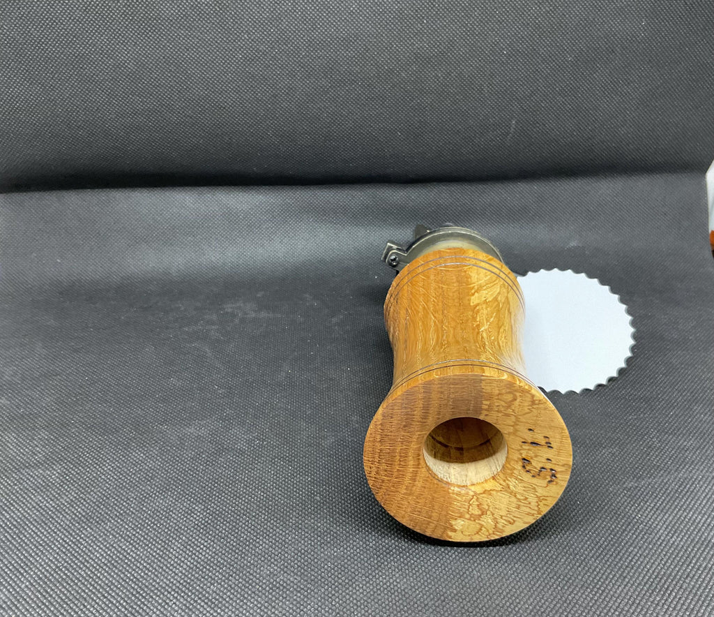 Spalted Pin Oak Wood Antique Style Pepper Grinder
