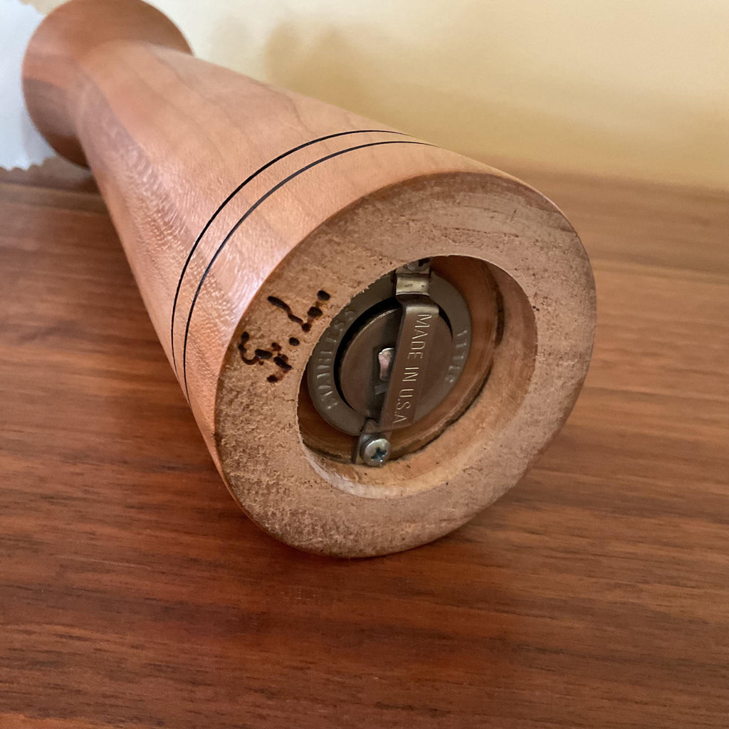 10” Hand Crafted Cherry Wood Pepper Mill