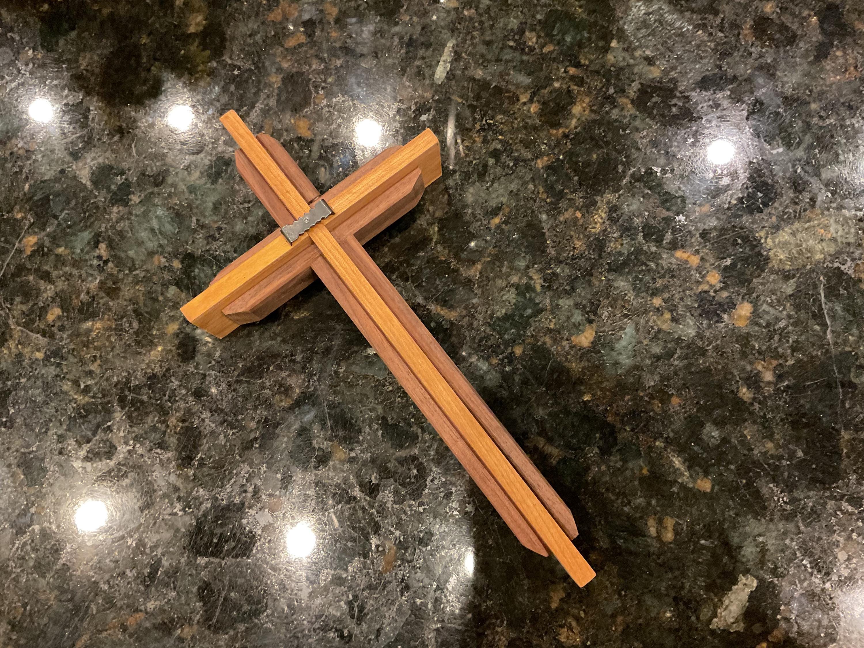 Handcrafted Wooden Wall Cross