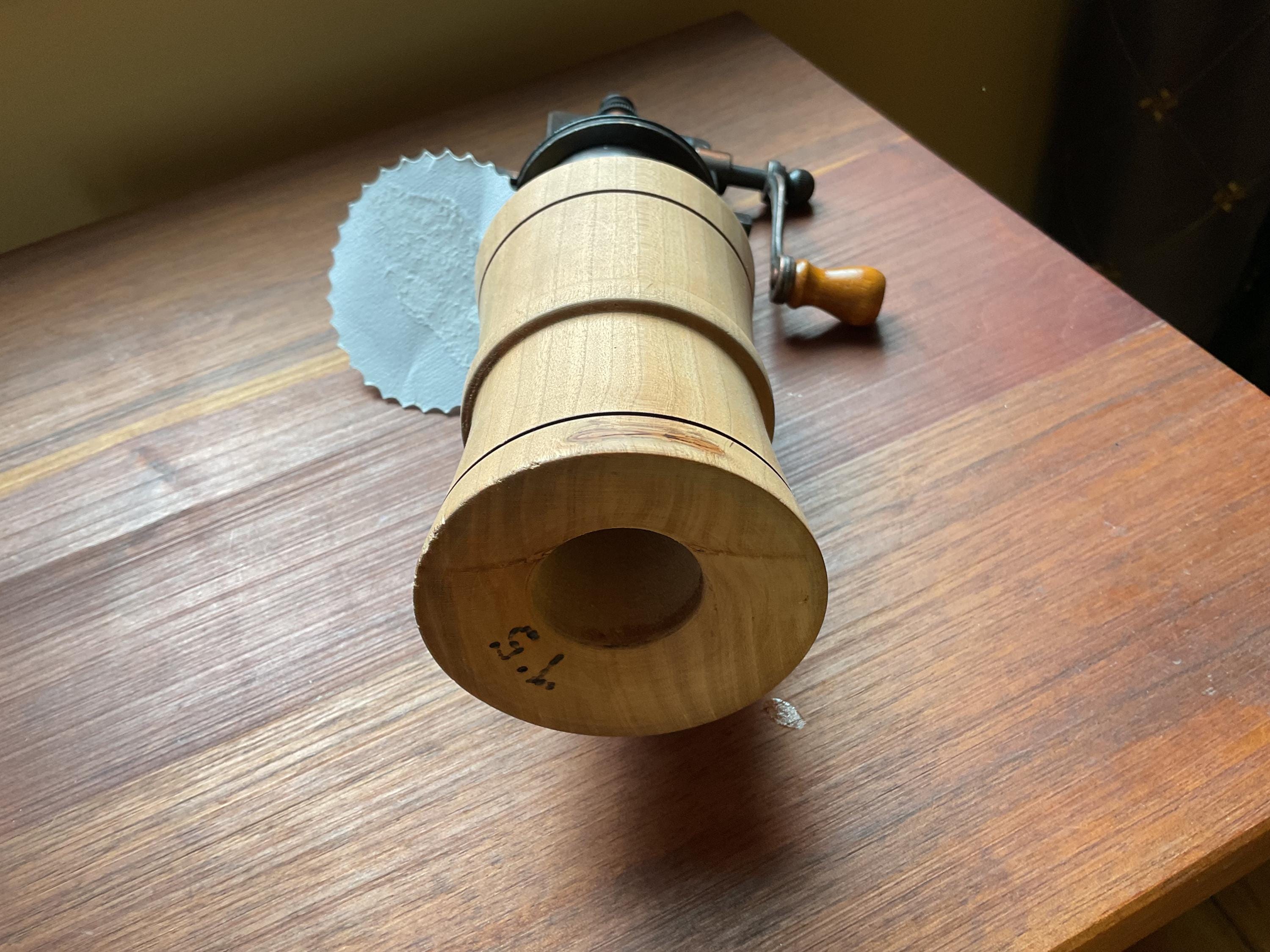 Cherry Wood Antique Style Pepper Grinder