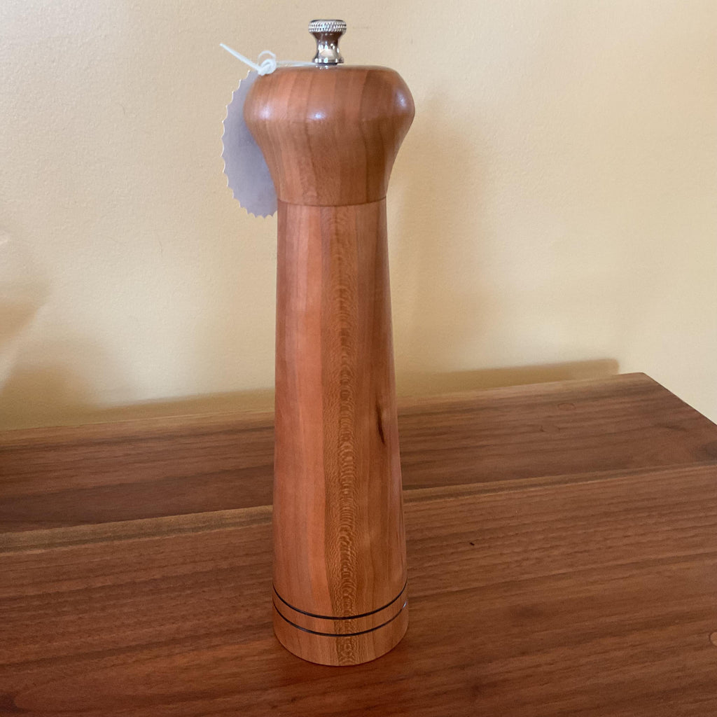 10” Hand Crafted Cherry Wood Pepper Mill