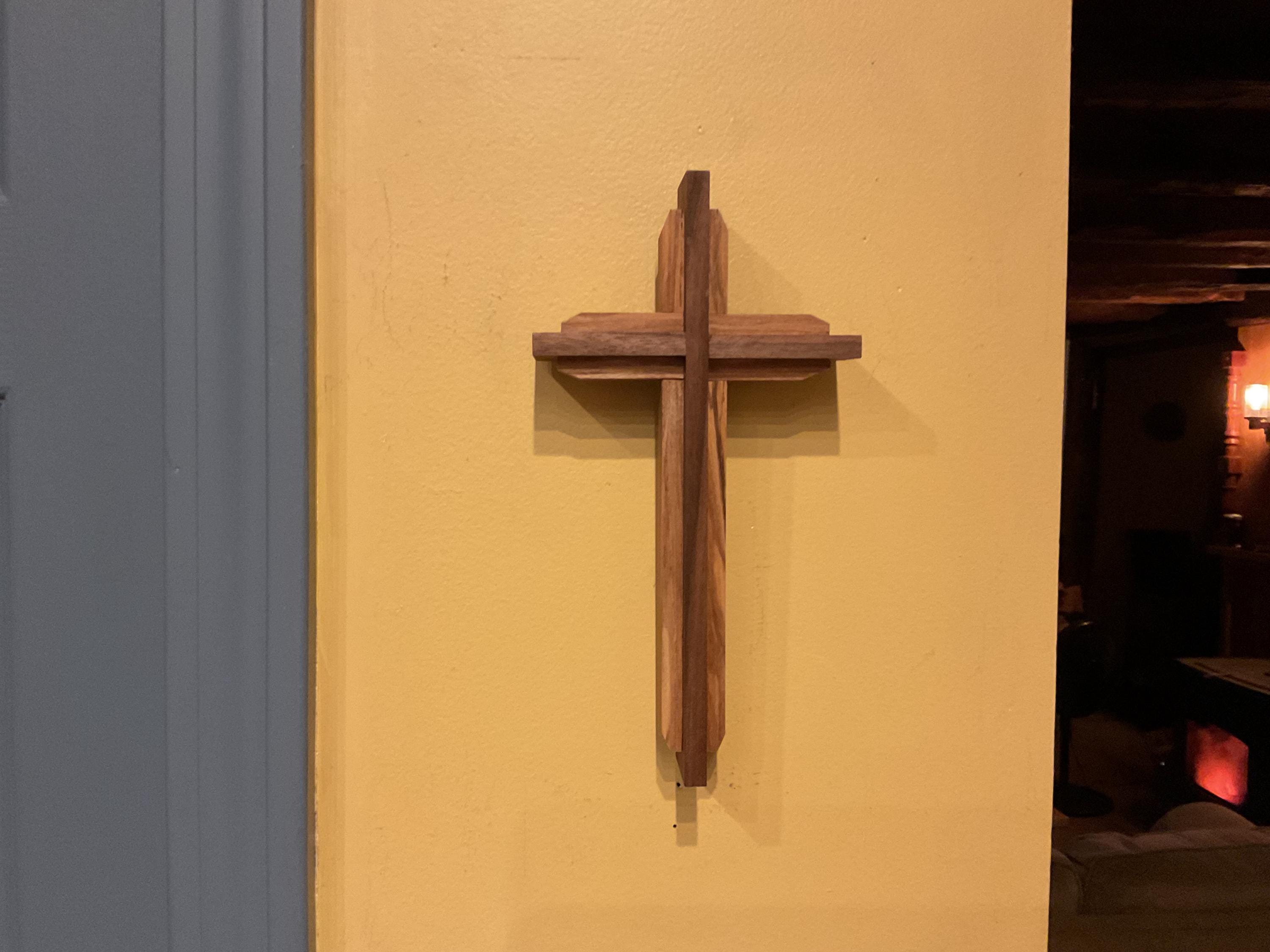 Handcrafted Wooden Wall Cross