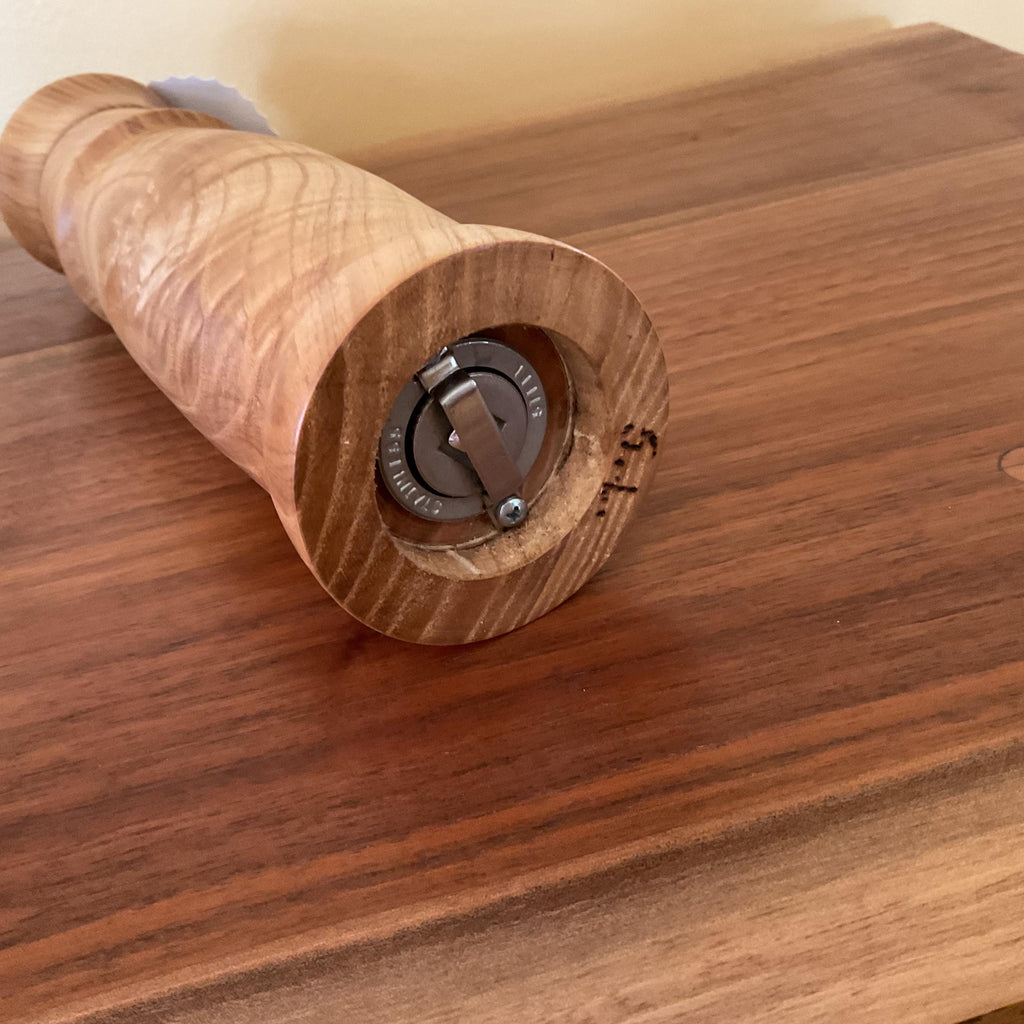 10” Hand Crafted Ash Wood Pepper Mill