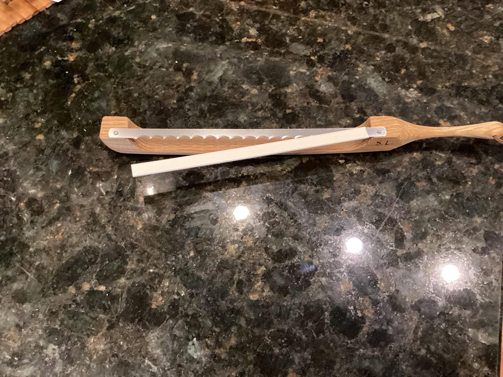 Handcrafted White Oak Wooden Bread Knife